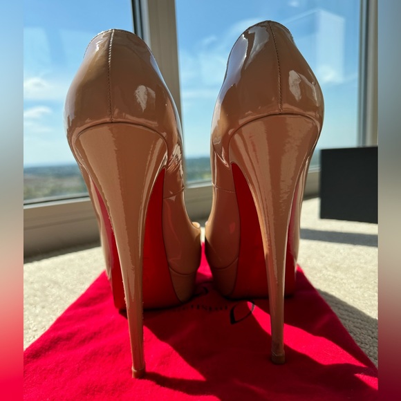 Christian Louboutin Lady Peep 150 Nude - Size 41 - Picture 5 of 8